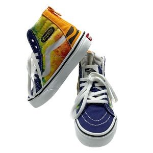 Vans Crayola Sk8 Hi side zip Size 11C